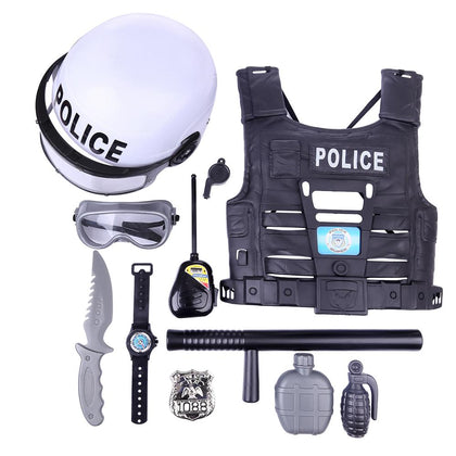 Pretend Play Police Toys Set for Kids