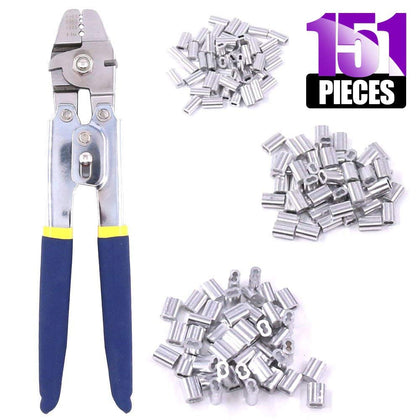 Fishing Crimping Pliers Wire Rope Crimper