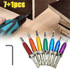 Door Self-centering Hinge Drill Bit Set