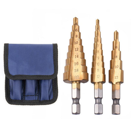 Titanium Coated Step Drill Bit Cutting Tool